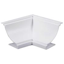 Canto Interno Forro Pvc Moldura Branco Neve ou Gelo - 100 Unidades