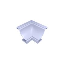 Canto Interno p Acabamento em Forro PVC Branco Gelo c/ 25 un