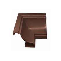 Canto Interno para Acabamento de Moldura em Forro PVC, Cor Mogno - Kit c/ 10 unid. Canto Interno para Acabamento de Moldura em Forro PVC, Cor Mogno - Kit c/ 10 unid.