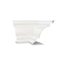 Canto p/ acabamento de Forro PVC/ Sanca/ Moldurão - Plus/Luxo - kit 100 unid. Interno - Branco Neve