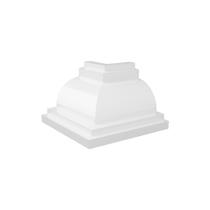 Canto p/ acabamento de Forro PVC/ Sanca/ Moldurão - Plus/Luxo - kit25 unid. / Externo - Branco Neve