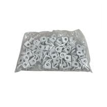 Cantoneira 2 Furos Branca Maciça Suporte Prateleiras 13X13 2000 Peças Cantoneira 2 Furos Branca Maciça Suporte Prateleiras 13X13 2000 Peças