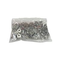 Cantoneira 2 Furos Cromada Maciça Suporte Prateleiras 13X13 100 Peças