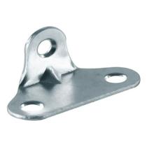 Cantoneira 3 Furos Zincado Para Montagem De Móveis - 50 Un