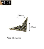 Cantoneira Aplique Entrelaços Acessório Artesanato Cantoneira Aplique Entrelaços Acessório Artesanato