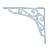 Cantoneira Branca Suporte De Parede Mão Francesa 20X15Cm