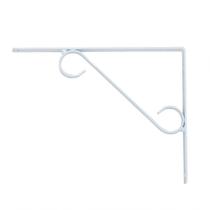 Cantoneira Branca Suporte De Parede Prateleira Em S 15X10Cm