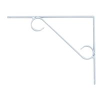 Cantoneira Branca Suporte De Parede Prateleira Em S 30X25Cm Cantoneira Branca Suporte De Parede Prateleira Em S 30X25Cm