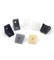 Cantoneira Conector Plástico 2 Furo Cinza 10 Pçs Para Móveis Cantoneira Conector Plástico 2 Furo Cinza 10 Pçs Para Móveis