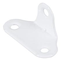 Cantoneira De 3 Furos Branca Para Montagem De Móveis - 50 Un Cantoneira De 3 Furos Branca Para Montagem De Móveis - 50 Un