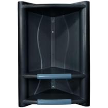 cantoneira de plastico com 2 divisorias preto 43x28,5x14cm - ARQPLAST