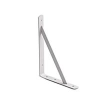 Cantoneira Mão Francesa 22cm Branca Triangular - Suporte De Prateleiras Em Madeira-mdf