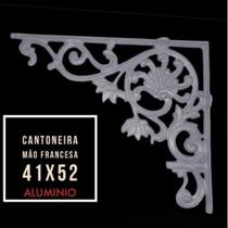 Cantoneira Mão Francesa De Aluminio 41x52cm (1und) Cantoneira Mão Francesa De Aluminio 41x52cm (1und)