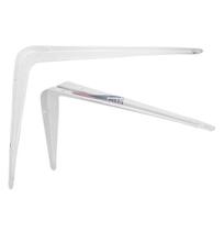 Cantoneira Mao Francesa De Metal Branca 20X15Cm