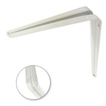 Cantoneira mao francesa de metal branca 35x30cm