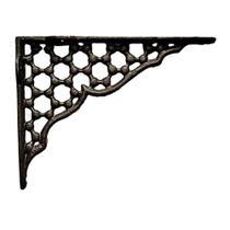 Cantoneira Mão Francesa Hera N06 Ferro Fundido 15x11,5cm Jodoal