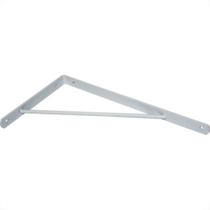 Cantoneira Mao Francesa Overtime Reforc Branco 30Cm - Kit C/12 Unidades Cantoneira Mao Francesa Overtime Reforc Branco 30Cm - Kit C/12 Unidades