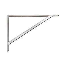 Cantoneira metálica tipo mão francesa reforçada 30 cm branca - BFH1531 Cantoneira metálica tipo mão francesa reforçada 30 cm branca - BFH1531