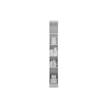 Cantoneira Modulada Armário Rizon/Linea c/ 4 Prateleiras Neve - Novo Horizonte