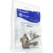 Cantoneira Moveis Zamar Bicromatizada 1.1/2'' 04 Pecas Cantoneira Moveis Zamar Bicromatizada 1.1/2'' 04 Pecas