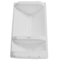 Cantoneira para Banheiro Branca 400x240x130mm - Plastipan
