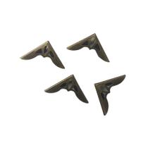 Cantoneira para Encadernação 31mm x31mm Ouro Velho 04un