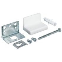 Cantoneira para Fixação de Armários Reforçada com Capa Branca 90 Kg Hafele