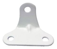 Cantoneira Para Fixar Moveis 3 Furos BRANCO 4 pcs