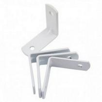 Cantoneira Para Moveis Overtime Branca Caixa Com 50 Pecas 3''