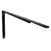 Cantoneira Para Prateleira 50 cm De Ferro Suporte Pia Bancada Reforcada Cozinha Banheiro Preta Cantoneira Para Prateleira 50 cm De Ferro Suporte Pia Bancada Reforcada Cozinha Banheiro Preta