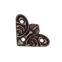 Cantoneira Pequena Mariposa 4 Peças Metal Decoração Caixas Mdf Artesanato