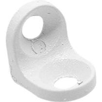 Cantoneira prateleira metal branco 10 unidades bendoor - 13mm x 13mm