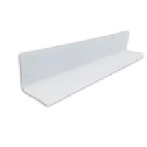 Cantoneira Proteção Parede 4,85x4,85cm Branca c/ 1mt Kit c/ 10pçs