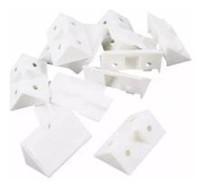 Cantoneira Suporte 04 Furos 100 Unidades Cor Branco
