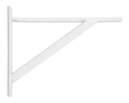 Cantoneira / Suporte prateleira de madeira ou mármore 25cm N-2 Forsul Branca Cantoneira / Suporte prateleira de madeira ou mármore 25cm N-2 Forsul Branca