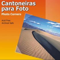 Cantoneiras Adesivas Transparente para fotos 10 mm 156 Unid - MOTIVATE