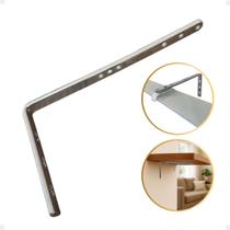 Cantoneiras Suporte Mão Francesa L 20cm Prateleira Instalação Trilho Persiana Kit 15/ 20 / 25 / 30 / 40 / 45 / 50 Un Cantoneiras Suporte Mão Francesa L 20cm Prateleira Instalação Trilho Persiana Kit 15/ 20 / 25 / 30 / 40 / 45 / 50 Un