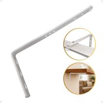 Cantoneiras Suporte Mão Francesa L 20cm Prateleira Instalação Trilho Persiana Kit 2 3 4 6 8 10 12 Un