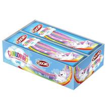 Canudinho Colorido Uni Display 180g - Docile Canudinho Colorido Uni Display 180g - Docile