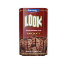 Canudinho De Biscoito Wafer Recheado Chocolate Look Tubinho Canudinho De Biscoito Wafer Recheado Chocolate Look Tubinho