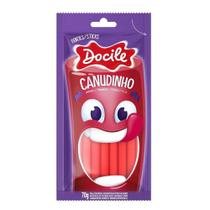 Canudinho Tubes Morango 70g - Docile