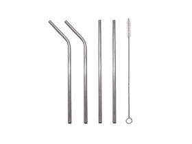 Canudo Aço Inox Metal Reutilizável 1 Escova Topen Home