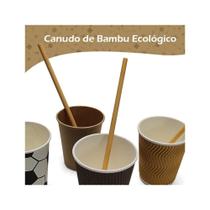 Canudo Bambu Eco Friendly Com 12 Unidades Prático E Sustentável SilverFestas