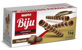 Canudo Biju Chocolate 1,0 Kg Marvi - Marvi professional