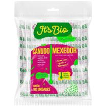 Canudo Bio Mexedor Sache Cristal c/100 - Strawplast