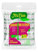 Canudo Bio Mexedor Sache Papel 8 Mm Cristal Pp C/ 100 Un.