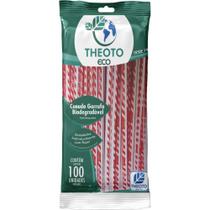 Canudo Biodegradável 5X25CM Garrafa Embindividual PCT com 100 Canudo Biodegradável 5X25CM Garrafa Embindividual PCT com 100