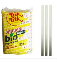 Canudo Biodegradável Embalado Separadamente Com 120 Unidades - Trik Trik Canudo Biodegradável Embalado Separadamente Com 120 Unidades - Trik Trik