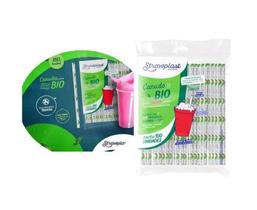 Canudo Biodegradável Grosso 8mm 21cm Milk Shake Straw C/2000 Canudo Biodegradável Grosso 8mm 21cm Milk Shake Straw C/2000