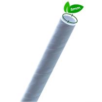 Canudo Biodegradável Papel 5mmx195mm Caixa Dispenser 50 Un